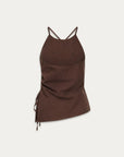 Camisole en Lin Terri Cacao Kuwalla - Ex - voto