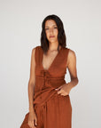 Camisole Hollie Cognac Dailystory - Ex - voto