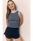 Camisole Rayée Bleu et Blanc The Blank Lab - Ex - voto
