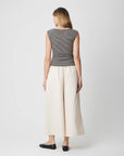 Camisole Rayée Rumi Noire et Beige Mod Ref - Ex - voto