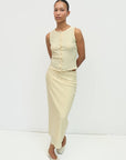 Camisole Roxy Jaune Beurre Mod Ref - Ex - voto