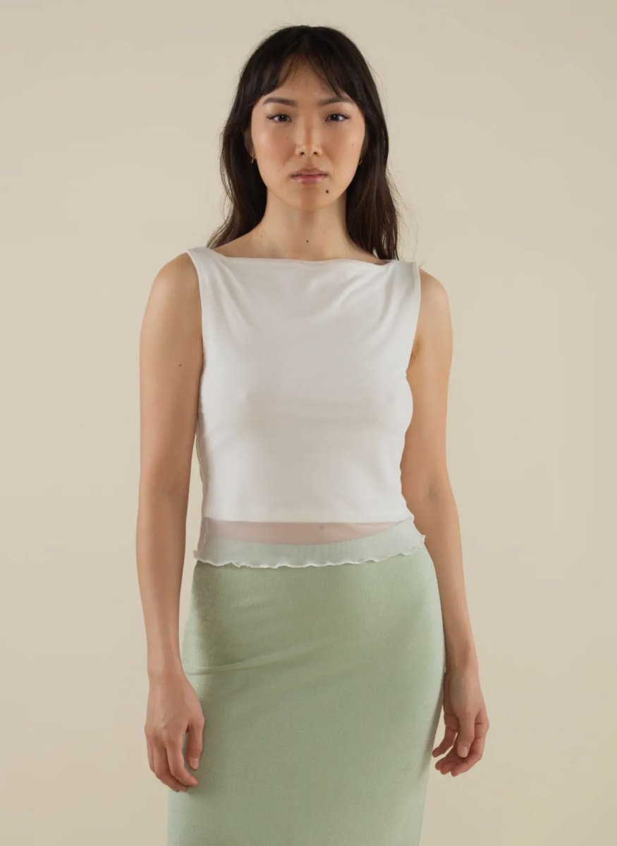 Camisole Russ NLT Ivoire - Ex - voto