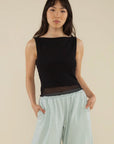 Camisole Russ NLT Noire - Ex - voto