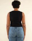 Camisole Valencia NLT Noir - Ex - voto