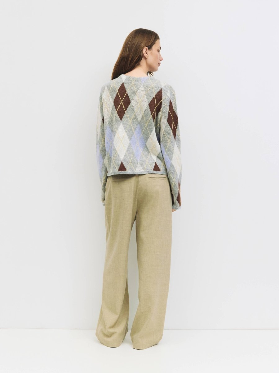 All Row Gayle Argyle Cardigan - Final Sale: No returns or