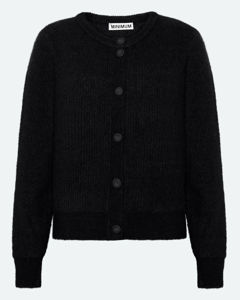Minimum Black Kora Cardigan - FINAL SALE – Ex-voto