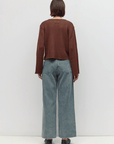 Cardigan Morgan Brun All Row - Ex-voto