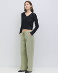 Cardigan Pointelle Faye All Row Noir - Ex - voto
