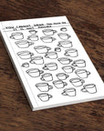 Carnet A5 Drink Too Much Tea D. Shrigley - Ex - voto