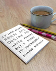 Carnet A5 Write Poetry D. Shrigley - Ex - voto