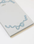 Carnet Bloc Notes Ruban Bleu Sumner Lane - Ex - voto
