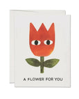 Carte de Souhaits A Flower Friendship Red Cap Cards - Ex - voto