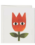 Carte de Souhaits A Flower Friendship Red Cap Cards - Ex - voto