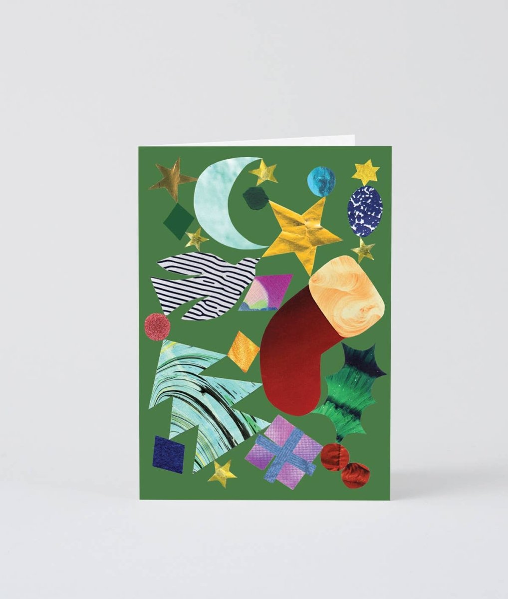 Carte de souhaits Abstract Christmas WRAP - Ex - voto