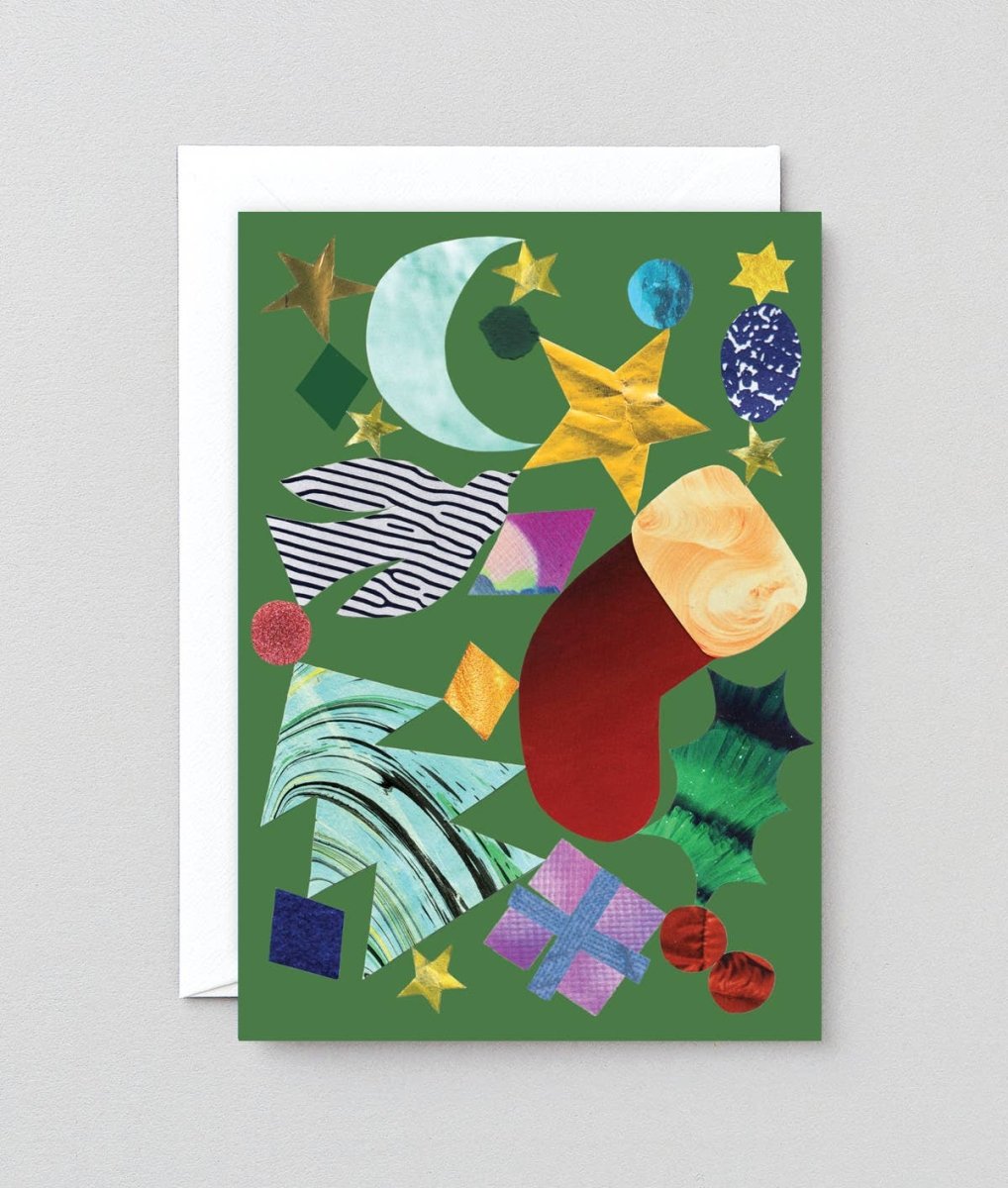 Carte de souhaits Abstract Christmas WRAP - Ex - voto