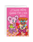 Carte de Souhaits Amour Bête Paperole - Ex - voto