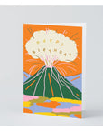 Carte de Souhaits Birthday Volcano WRAP - Ex - voto