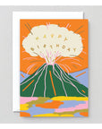 Carte de Souhaits Birthday Volcano WRAP - Ex - voto