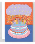 Carte de Souhaits Cake & Candles WRAP - Ex - voto