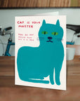Carte de Souhaits Cat Master D. Shrigley - Ex-voto