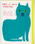 Carte de Souhaits Cat Master D. Shrigley - Ex-voto
