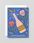 Carte de souhaits Champagne WRAP - Ex - voto