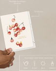 Carte de Souhaits Cherry On Top Seedlings - Ex - voto