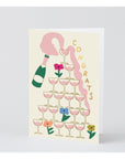 Carte de Souhaits Congrats Champagne WRAP - Ex - voto