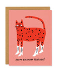 Carte de Souhaits Cowboy Kitty Badger & Burke - Ex - voto