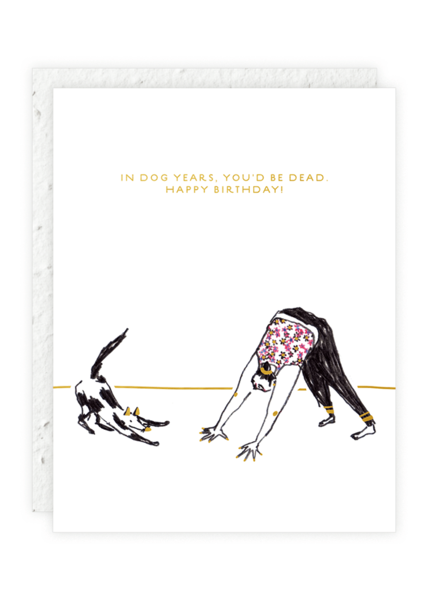 Carte de Souhaits Dog Years Seedlings - Ex - voto