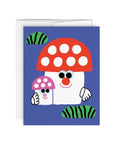 Carte de Souhaits Famille de Champignons Paperole - Ex - voto