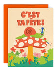 Carte de Souhaits Fête d'Escargots Paperole - Ex - voto