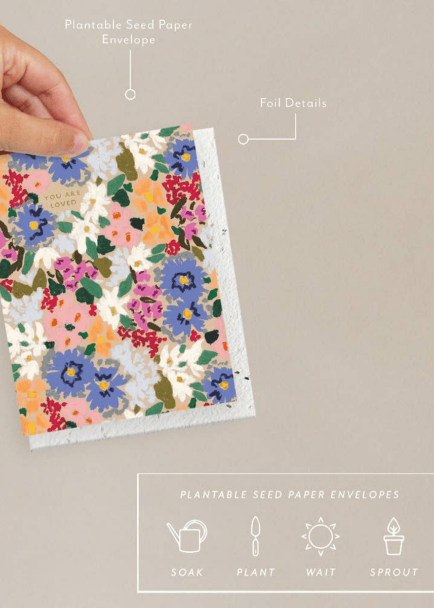 Carte de Souhaits Flourish Seedlings - Ex - voto