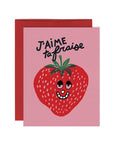 Carte de Souhaits Fraise Paperole - Ex - voto