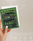 Carte de Souhaits Garden Greenhouse Seedlings - Ex - voto