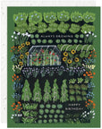 Carte de Souhaits Garden Greenhouse Seedlings - Ex - voto