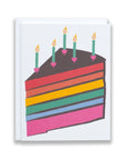 Carte de Souhaits Gateau Arc - en - ciel Banquet Atelier - Ex - voto