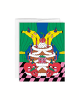 Carte de Souhaits Gâteau aux Fruits Paperole - Ex - voto