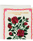 Carte de Souhaits Grateful Roses Red Cap Cards - Ex - voto