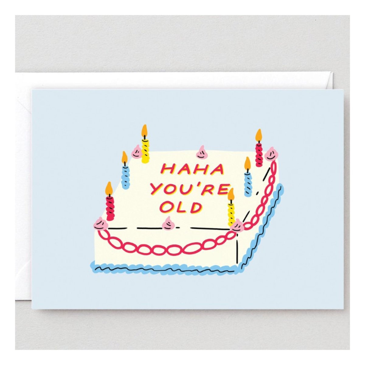 Carte de Souhaits HAHA Cake WRAP - Ex - voto