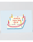 Carte de Souhaits HAHA Cake WRAP - Ex - voto