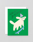 Carte de Souhaits Happy Birthday Skateboard WRAP - Ex - voto