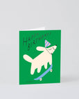 Carte de Souhaits Happy Birthday Skateboard WRAP - Ex - voto