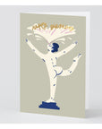 Carte de Souhaits Happy Birthday Statue WRAP - Ex - voto