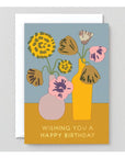 Carte de Souhaits HB Flowers in Vase WRAP - Ex - voto