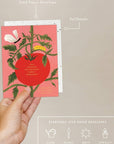 Carte de Souhaits Heirloom Seedlings - Ex - voto