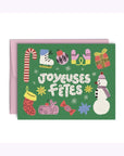 Carte de Souhaits Joyeuses Fêtes Noël Paperole - Ex - voto