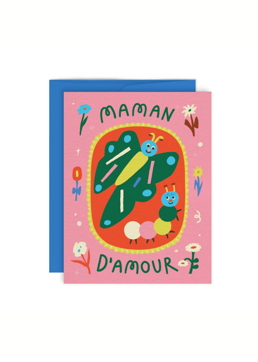 Carte de Souhaits Maman d'Amour Paperole - Ex - voto