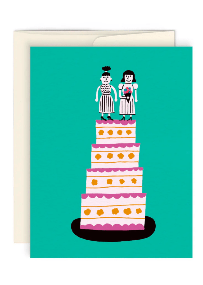 Carte de Souhaits Mariage Femmes Paperole - Ex - voto