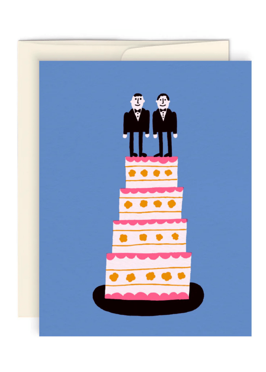 Carte de Souhaits Mariage Hommes Paperole - Ex - voto